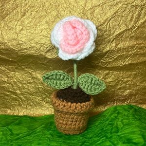 1pc Handmade Crochet Mini Plant Pot. Suitable for Mother’s Day, Gifts, Home